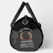 Coffeeと知っ読ている本を作る ダッフルバッグ (右)