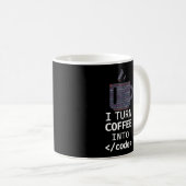 Coffeeをコード化するプログラマー コーヒーマグカップ (正面右)