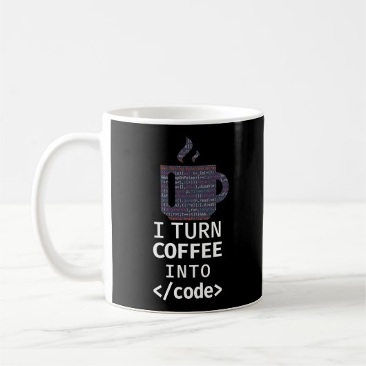 Coffeeをコード化するプログラマー コーヒーマグカップ (左)