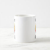 Coffeeを逆から読むとEEFFOC – 面白いカフェインTシャツ コーヒーマグカップ (中央)