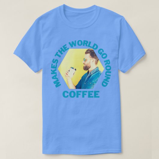 Coffee世界をHipsterの周りに行く2 Tシャツ (デザイン正面)