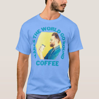 Coffee世界をHipsterの周りに行く2 Tシャツ