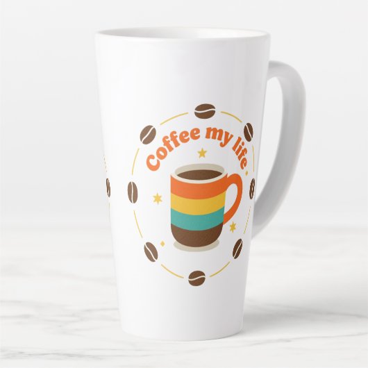 coffee カフェラテマグ (右アングル)