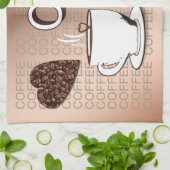 Coffee キッチンタオル (折り畳み)