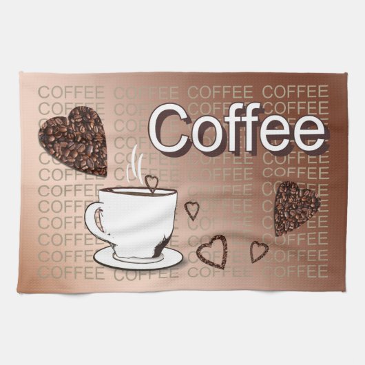 Coffee キッチンタオル (横)