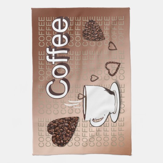 Coffee キッチンタオル (縦)