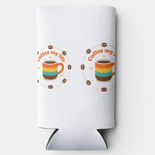 coffee スリム缶クーラー (正面)