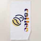 coffee ビーチタオル (正面)