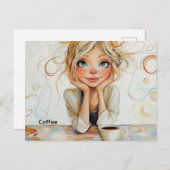 Coffee ポストカード (正面/裏面)