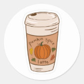 Coffee ラウンドシール (正面)