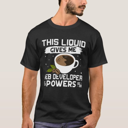 Coffee 与え Meくもの巣開発力 Tシャツ (正面)