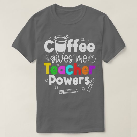 Coffee 与え Me先生パワープレミアム52 Tシャツ (デザイン正面)