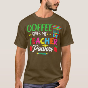 Coffee 与え Me先生パワー教え教えズ Tシャツ