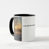 Coffee 感動的 Cup with Proverbs 8:17 マグカップ (正面左)