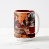 Coffee 7 Love ツートーンマグカップ (正面右)