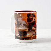Coffee 7 Love ツートーンマグカップ (正面左)