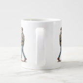 Coffee & a Black Lab Start the Day Right ジャンボコーヒーマグカップ (裏面)