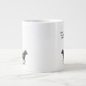 Coffee & a Black Lab Start the Day Right ジャンボコーヒーマグカップ (正面)