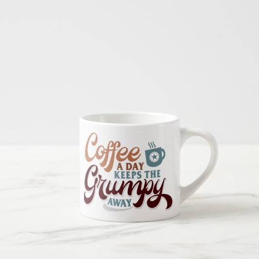 Coffee a Day for Coffee Lover Gift  エスプレッソカップ (右)