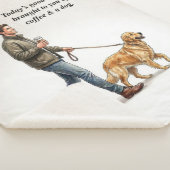 Coffee & a Golden Cozy Day シェルパブランケット (3/4)