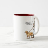 Coffee & a Golden Make Today Better ツートーンマグカップ (正面右)