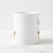 Coffee & a Golden Start the Day Right ジャンボコーヒーマグカップ (正面)