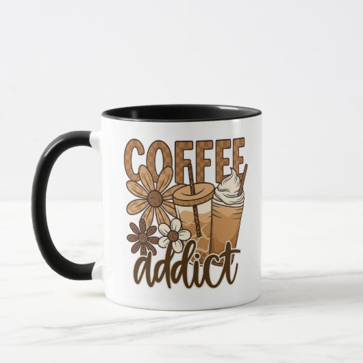 Coffee addict.  マグカップ (左)
