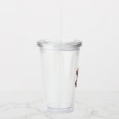 Coffee Addict Cow アクリルタンブラー (右)