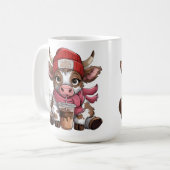 Coffee Addict Cow コーヒーマグカップ (正面左)