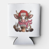 Coffee Addict Cow 缶クーラー (正面)