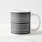 Coffee Addict Hidden Message Funny Novelty 111W ジャンボコーヒーマグカップ (右)