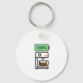 Coffee addiction design キーホルダー (正面)