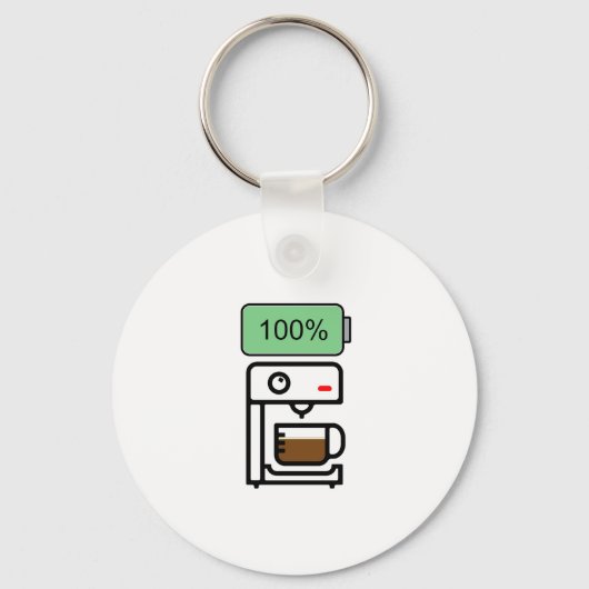 Coffee addiction design キーホルダー (裏面)