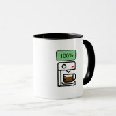 Coffee addiction design マグカップ (正面右)