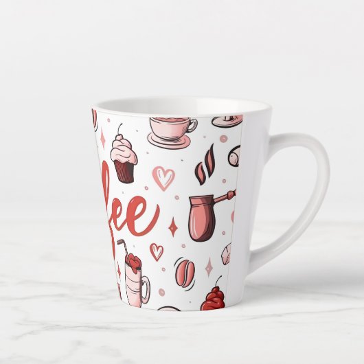 coffee always is  cool idea カフェラテマグ (右)