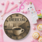 Coffee Americano Vintage  ペーパープレート (パーティー)