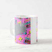 Coffee and '80s Music in Connecticut  コーヒーマグカップ (正面左)