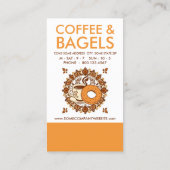 Coffee and Bagels Loyalty Punch Card ロイヤリティカード (裏面)