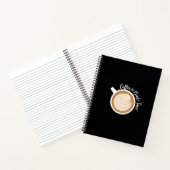 Coffee and Bible Time (Logo) Journal Black ノートブック (内部)