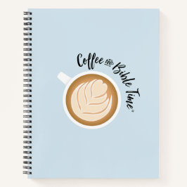 Coffee and Bible Time (Logo) Journal Blue ノートブック