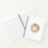Coffee and Bible Time (Logo) Journal White ノートブック (内部)