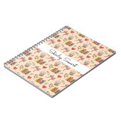 Coffee and Books Notebook – Cozy Reader Aesthetic  ノートブック (左側)