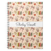 Coffee and Books Notebook – Cozy Reader Aesthetic  ノートブック (正面)