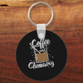 Coffee and Chemistry Messbecher im Labor キーホルダー (正面)