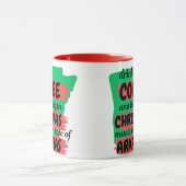 Coffee and Christmas Music in Arkansas  マグカップ (中央)
