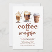 Coffee and Conversation Meeting招待状 招待状 (正面)