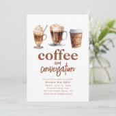 Coffee and Conversation Meeting招待状 招待状 (スタンド正面)