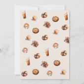 Coffee and Cookies Brunch Any Age Birthday 招待状 (裏面)