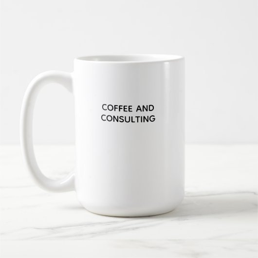 Coffee and Counseling Mug, Appreciation Gift For S コーヒーマグカップ (左)