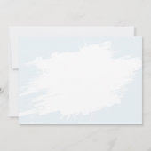 Coffee and Croissants Bridal Shower サンキューカード (裏面)